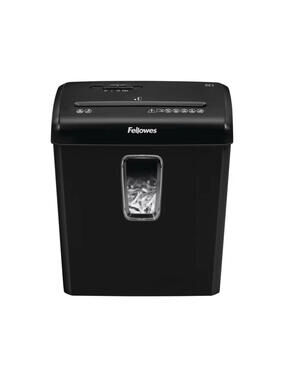 Fellowes Powershred 6ct Cross-Cut Paper Shredder - Black